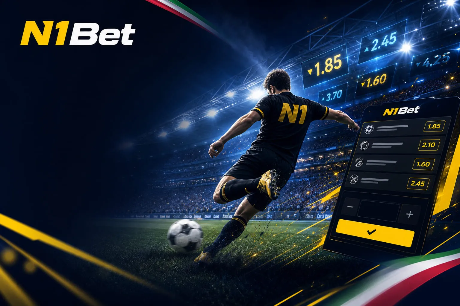 N1Bet Sportsbook in Italia – banner ufficiale delle scommesse sportive – n1bett-it.com