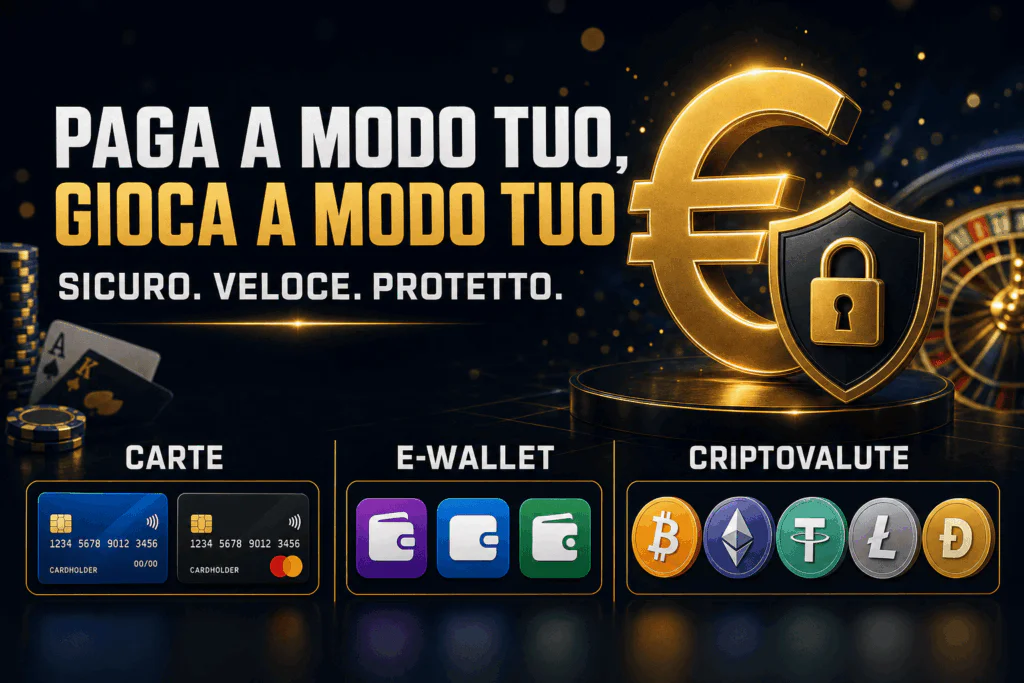Metodi di deposito e prelievo nella pagina dei pagamenti di N1Bet Casino in Italia - n1bett-it.com